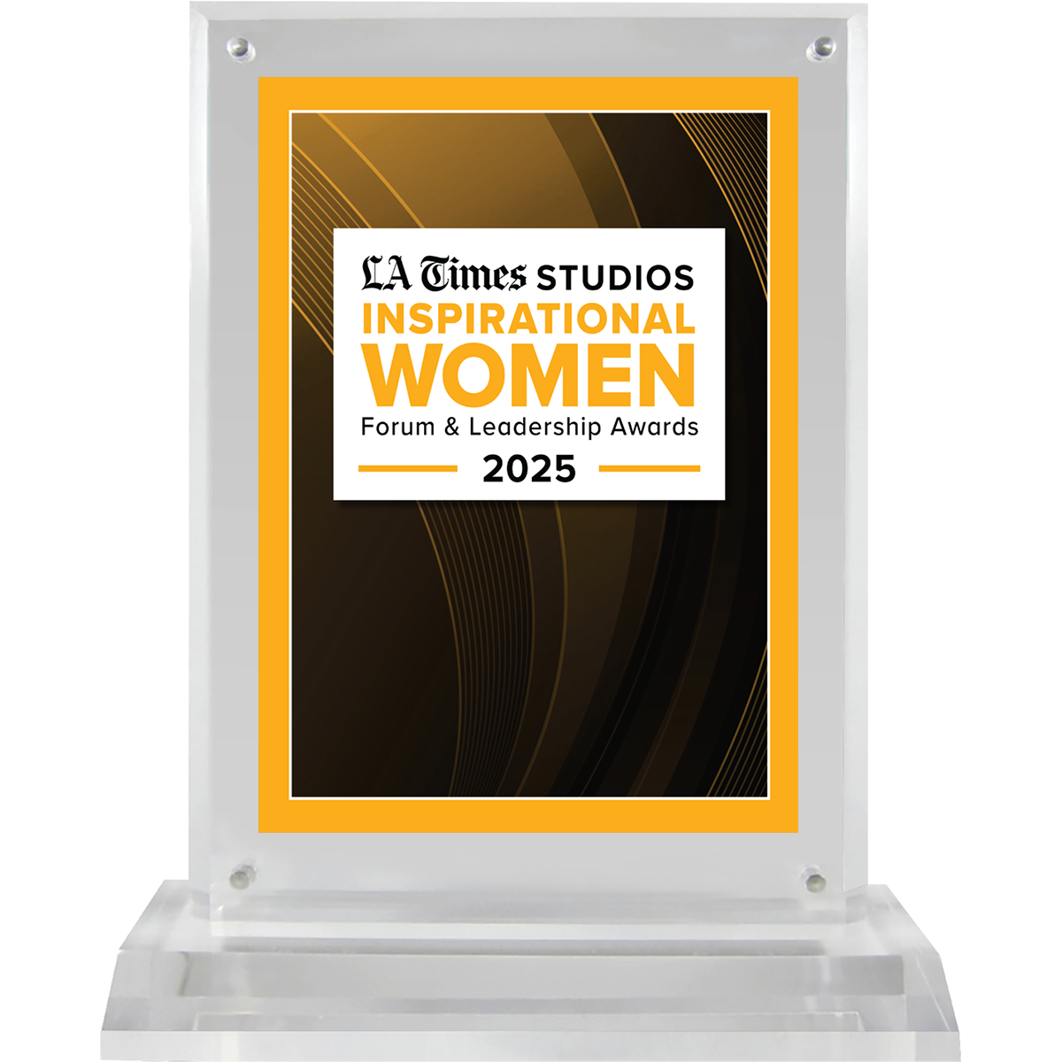 2025 Inspirational Women Forum & Leadership Awards – Logo With Free Plaque