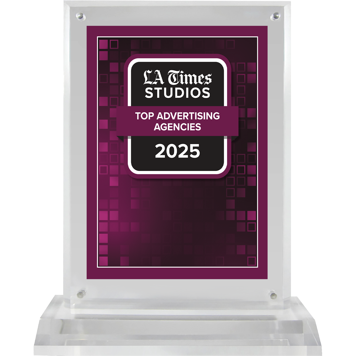 2025 Top Advertising Agencies – Logo (Plaque included)