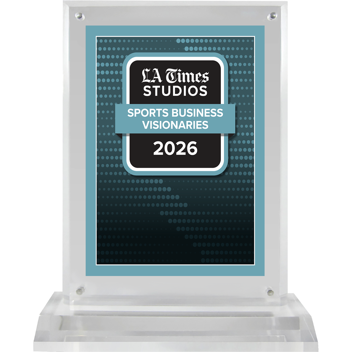 2026 Sports Business Visionaries – Logo (Plaque included)