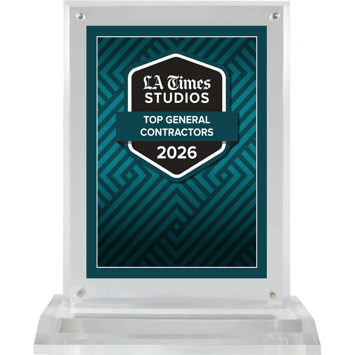 2026 Top General Contractors – Plaque (With or Without Photo)
