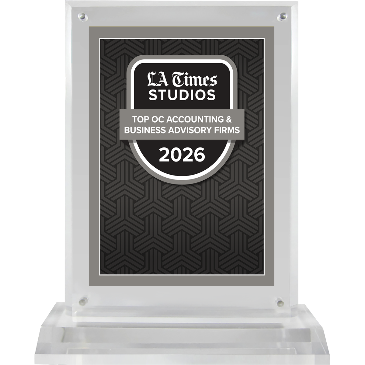 2026 Top LA Accounting & Business Advisory Firms – Logo (Plaque included)