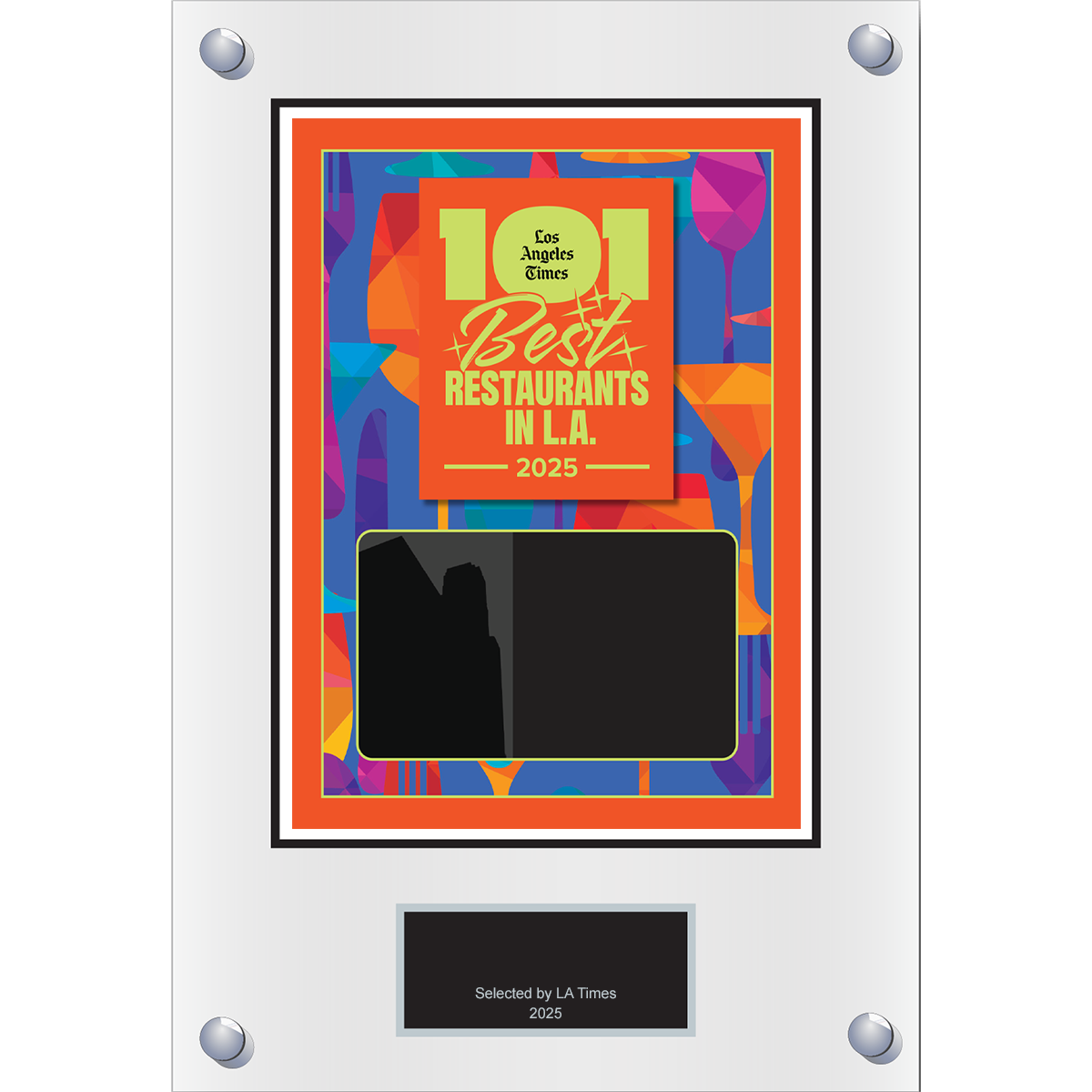 101 Best Restaurants in L.A. – 2025 – Plaque (With or Without Photo)
