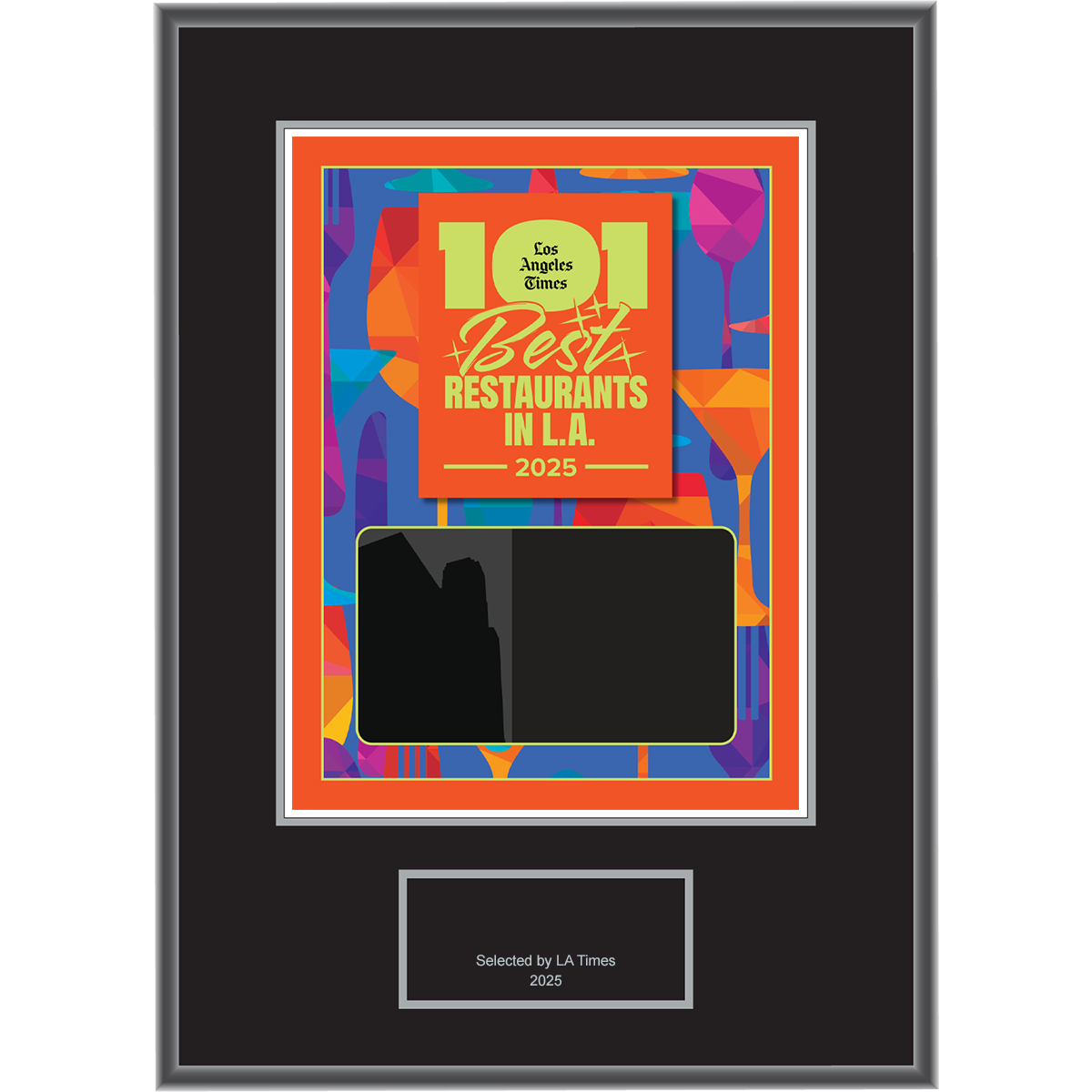 101 Best Restaurants in L.A. – 2025 – Plaque (With or Without Photo)