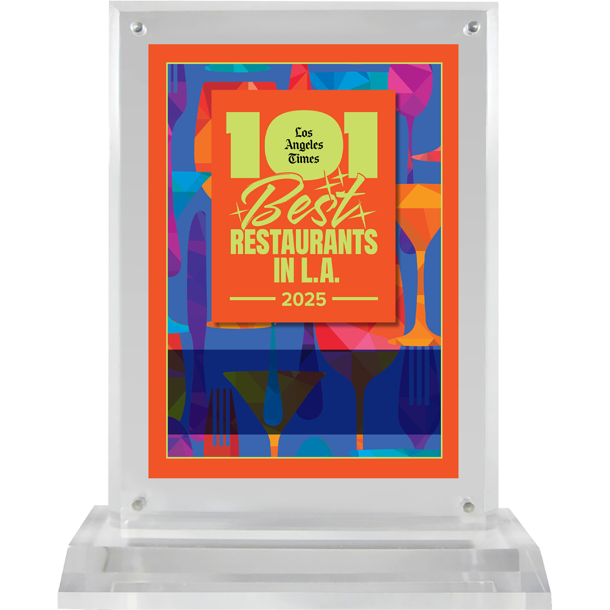 101 Best Restaurants in L.A. – 2025 – Logo (Plaque included)