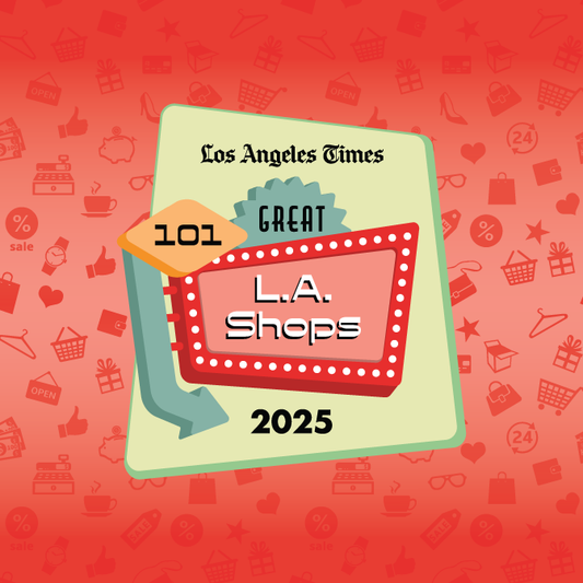 101 Great L.A. Shops – 2025 – Window Cling