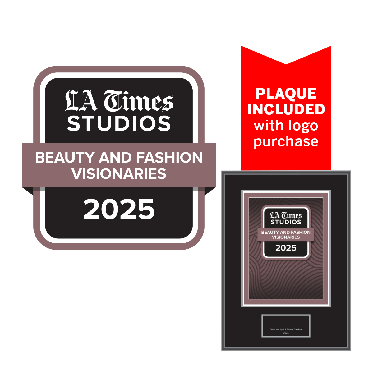 2025 Beauty & Fashion Visionaries – Logo (Plaque included)