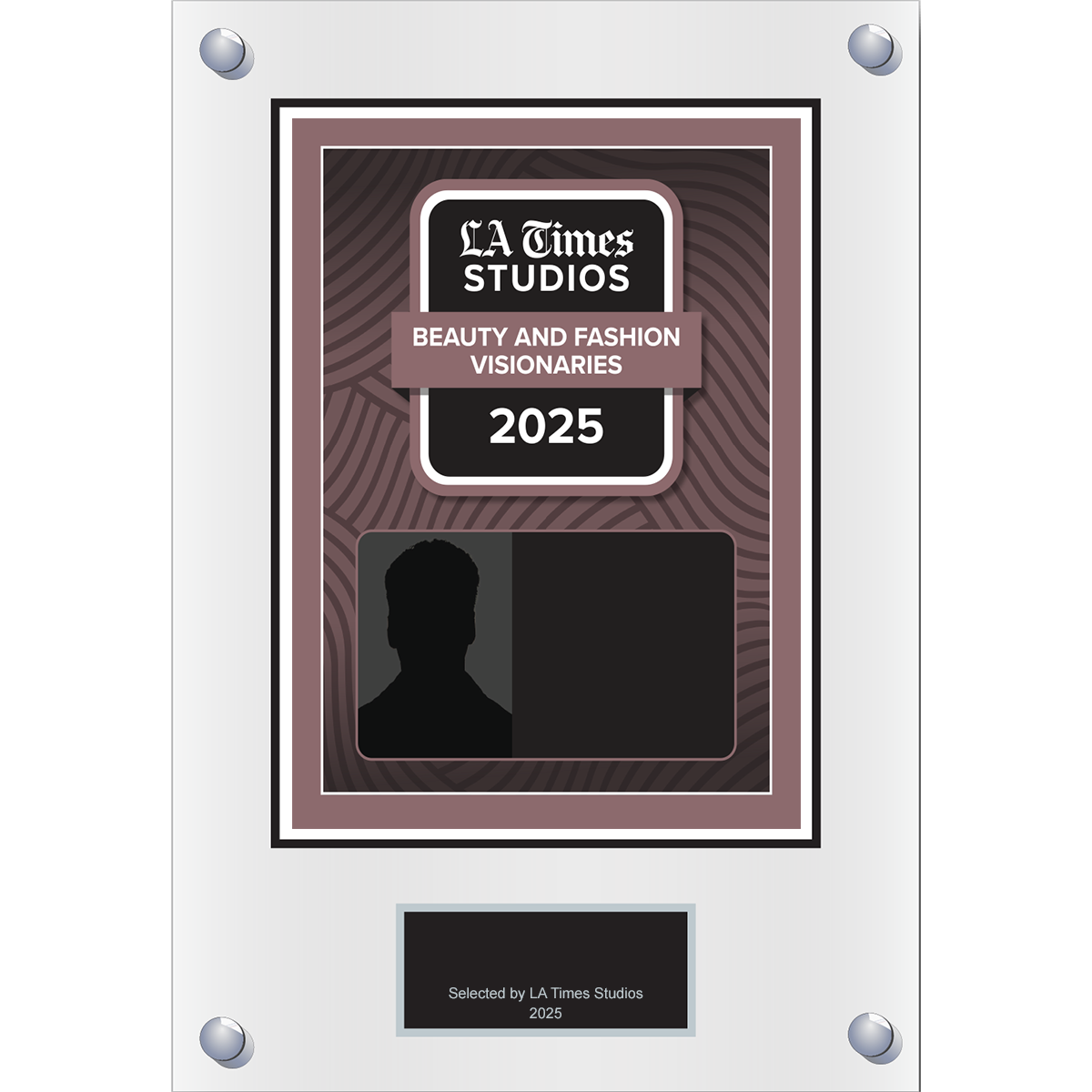 2025 Beauty & Fashion Visionaries – Plaque (With or Without Photo)