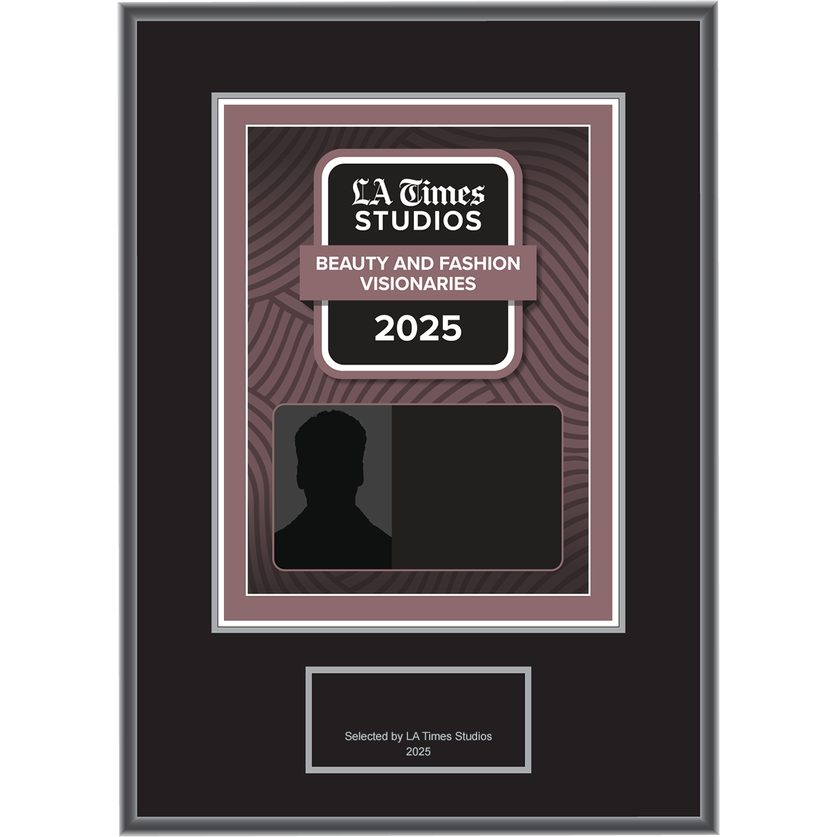 2025 Beauty & Fashion Visionaries – Plaque (With or Without Photo)