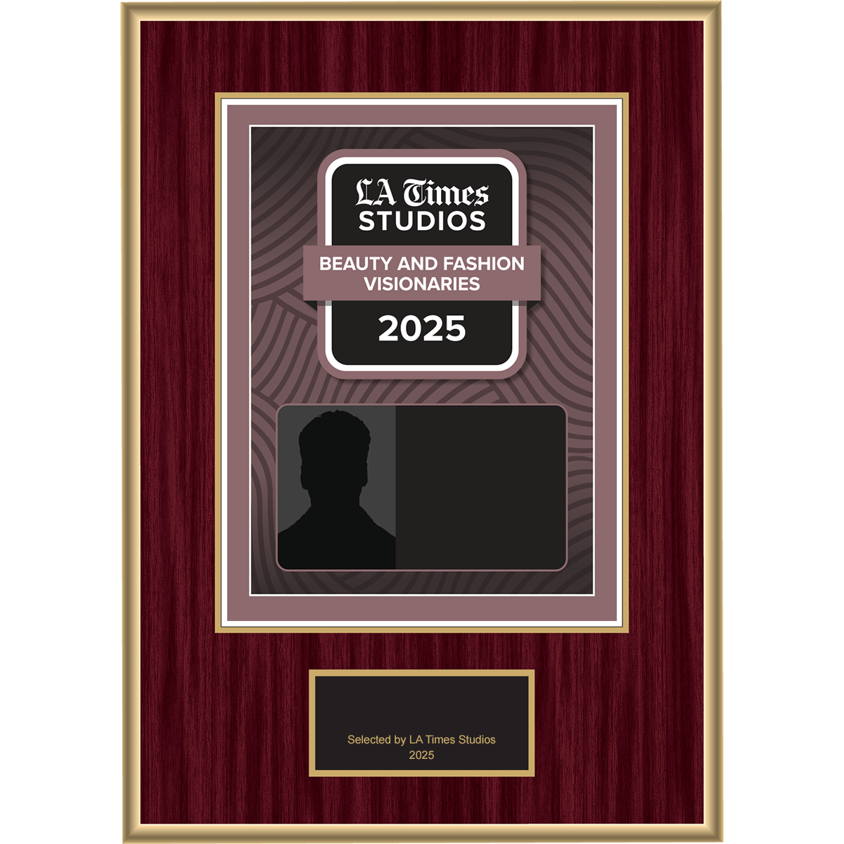 2025 Beauty & Fashion Visionaries – Plaque (With or Without Photo)