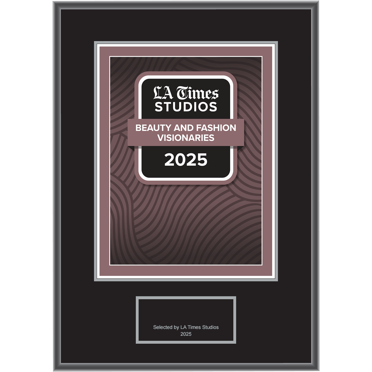 2025 Beauty & Fashion Visionaries – Plaque (With or Without Photo)