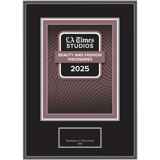 2025 Beauty & Fashion Visionaries – Logo With Free Plaque