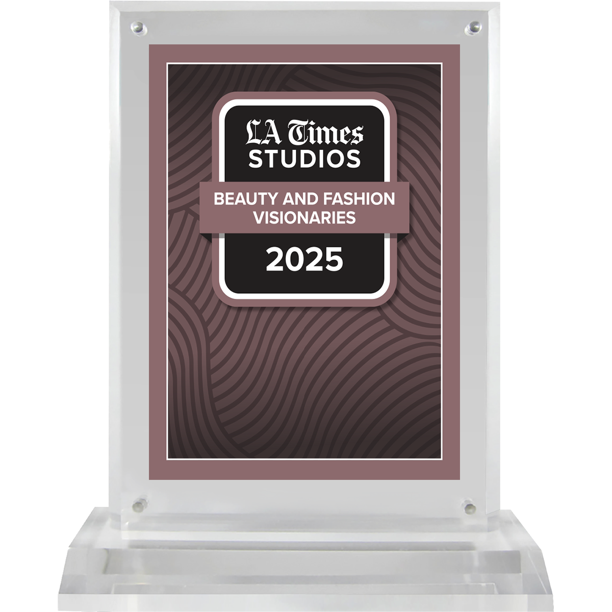 2025 Beauty & Fashion Visionaries – Plaque (With or Without Photo)