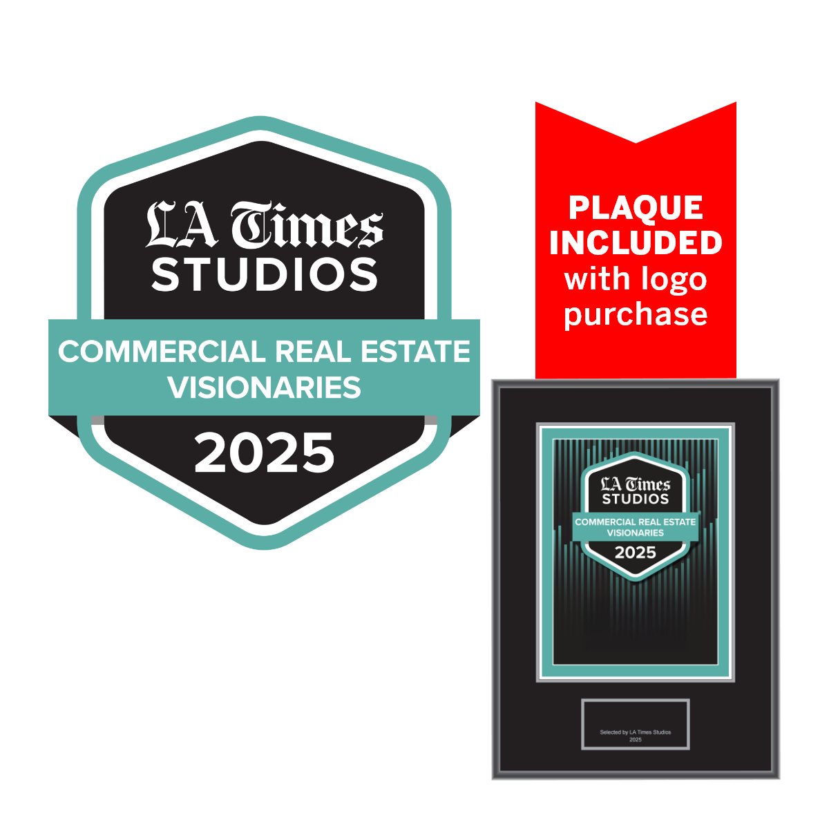 2025 Commercial Real Estate Visionaries – Logo (Plaque included)