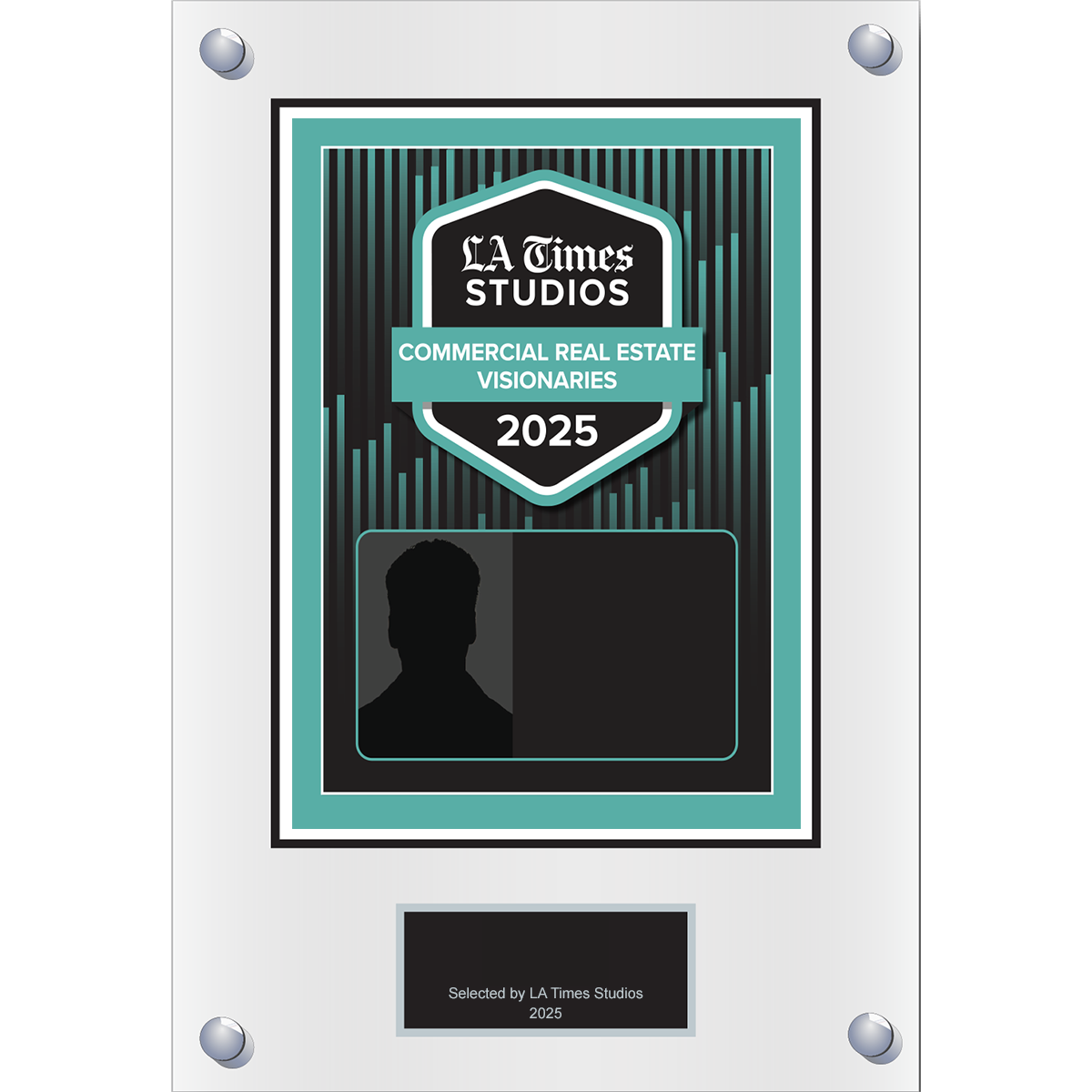 2025 Commercial Real Estate Visionaries – Plaque (With or Without Photo)