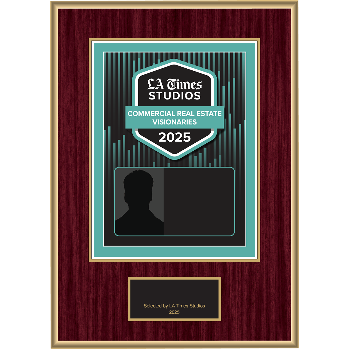 2025 Commercial Real Estate Visionaries – Plaque (With or Without Photo)