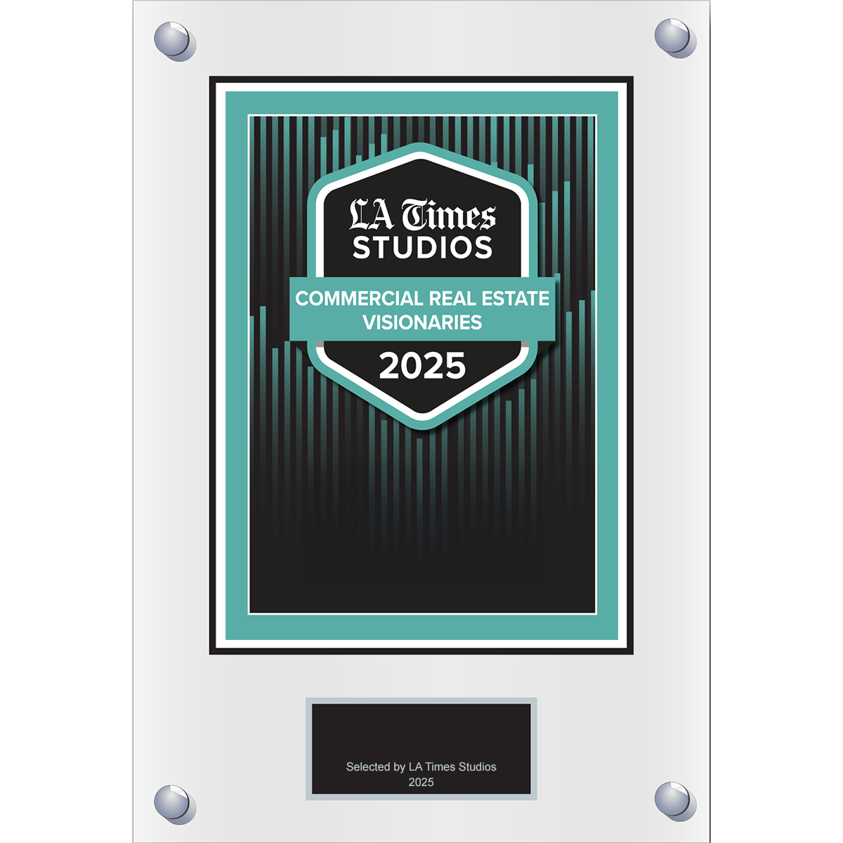 2025 Commercial Real Estate Visionaries – Logo (Plaque included)