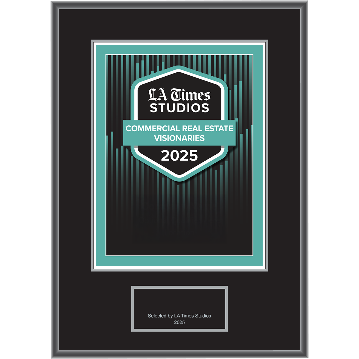2025 Commercial Real Estate Visionaries – Logo (Plaque included)