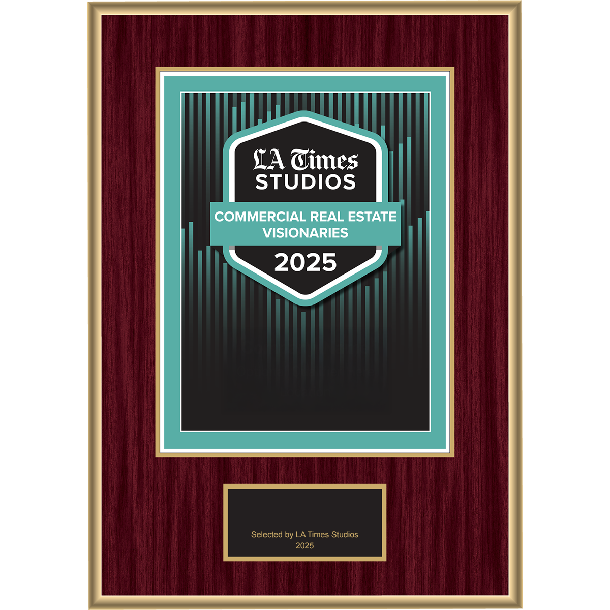 2025 Commercial Real Estate Visionaries – Logo (Plaque included)