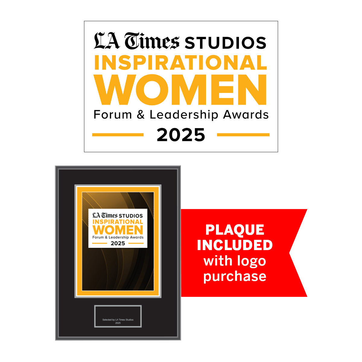 2025 Inspirational Women Forum & Leadership Awards – Logo With Free Plaque