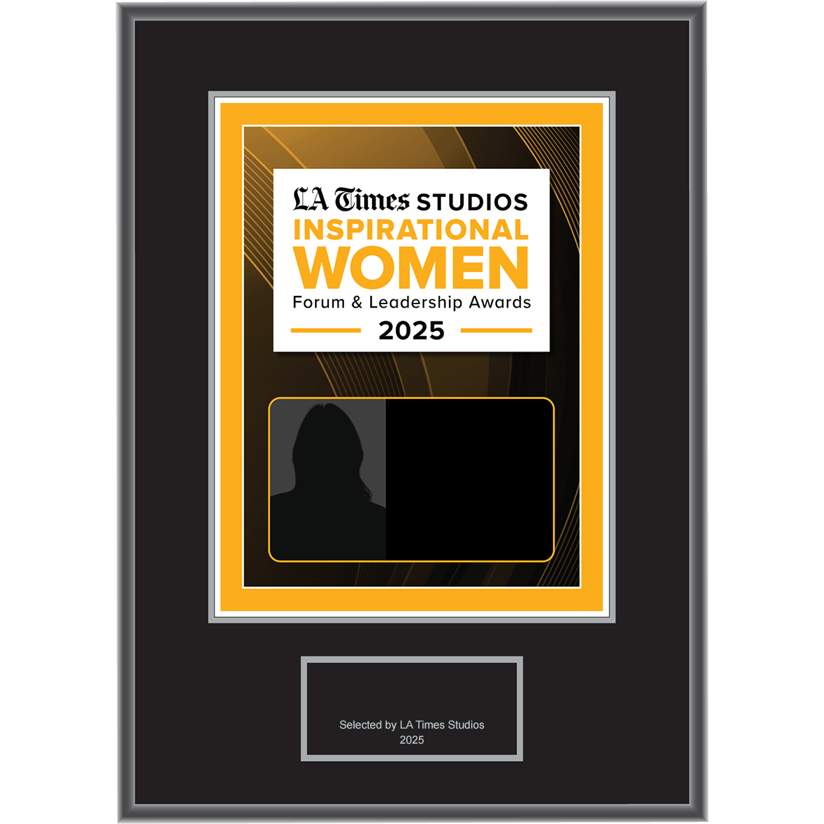 2025 Inspirational Women Forum & Leadership Awards – Plaque (With or Without Photo)