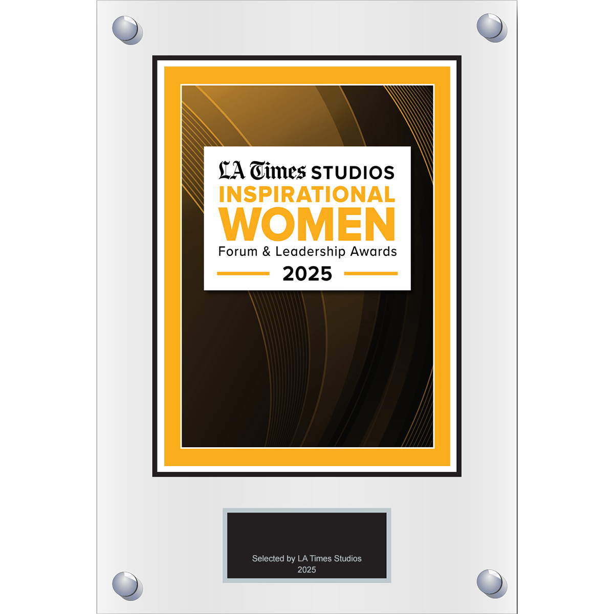 2025 Inspirational Women Forum & Leadership Awards – Logo With Free Plaque