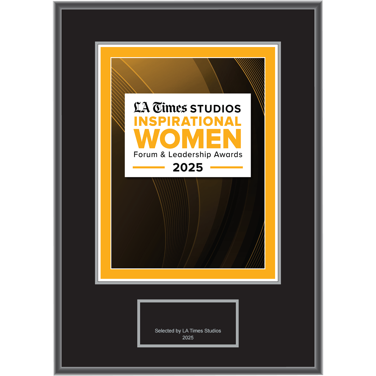 2025 Inspirational Women Forum & Leadership Awards – Logo With Free Plaque