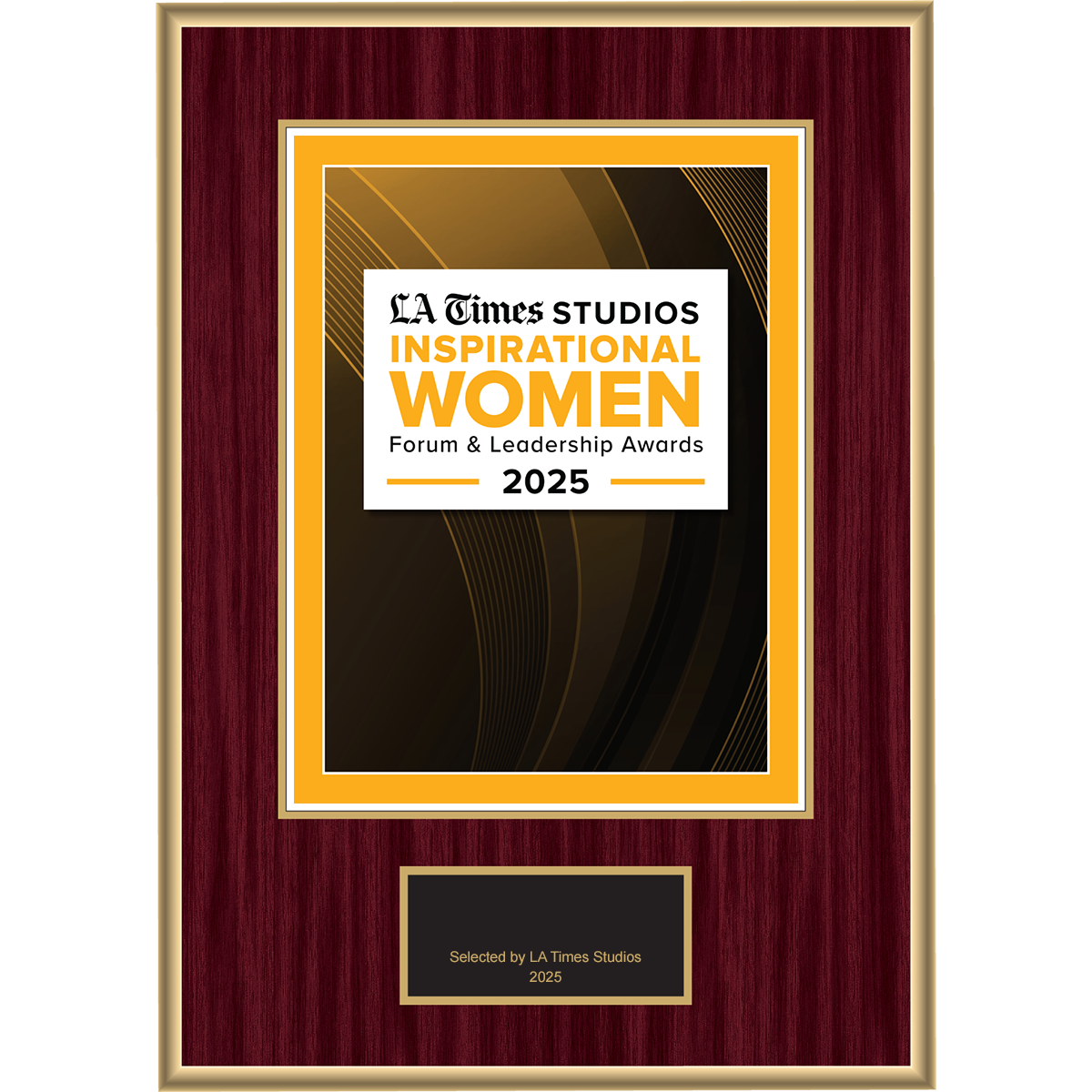 2025 Inspirational Women Forum & Leadership Awards – Logo With Free Plaque