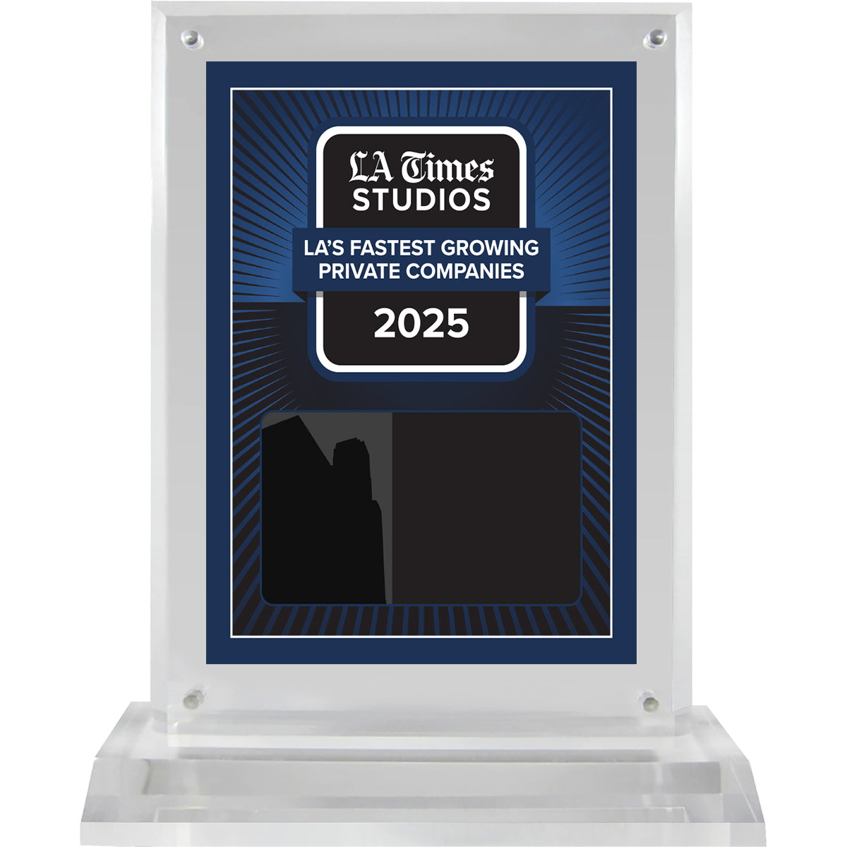 2025 LA’s Fastest Growing Private Companies – Plaque (With or Without Photo)