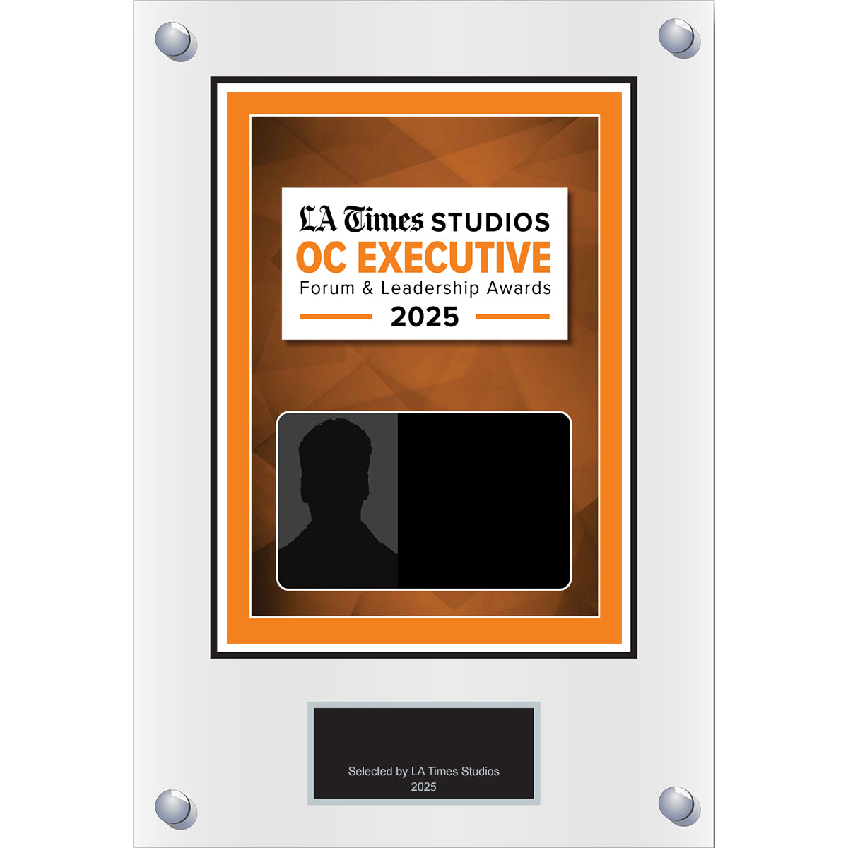 2025 OC Executive Forum & Leadership Awards – Plaque (With or Without Photo)