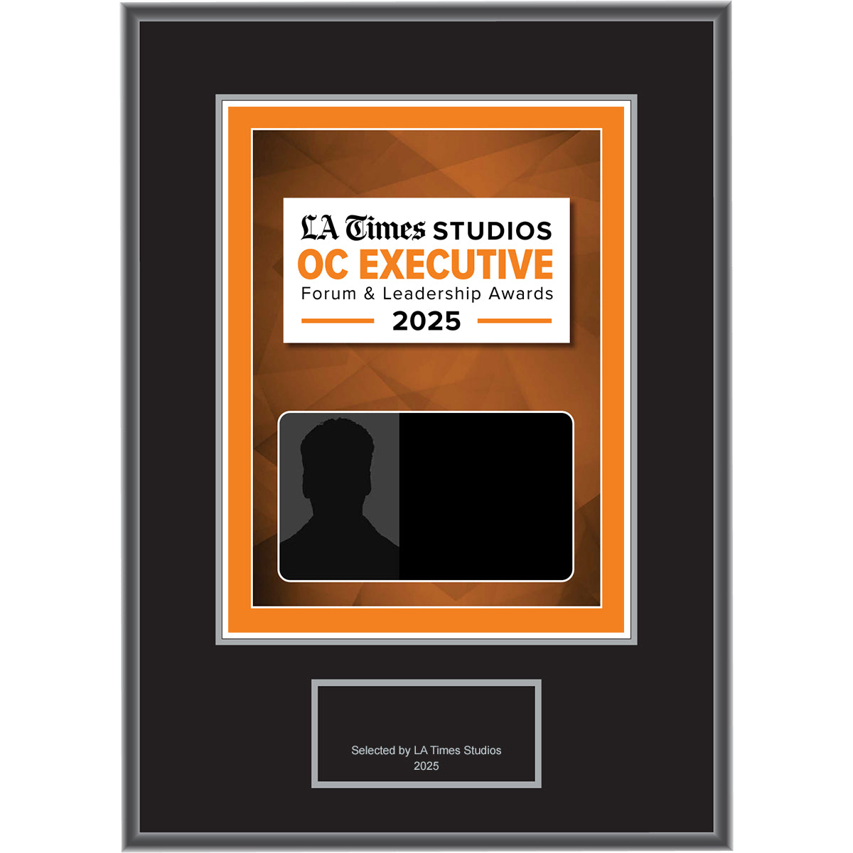 2025 OC Executive Forum & Leadership Awards – Plaque (With or Without Photo)