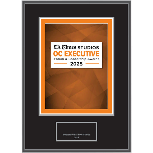 2025 OC Executive Forum & Leadership Awards – Logo With Free Plaque