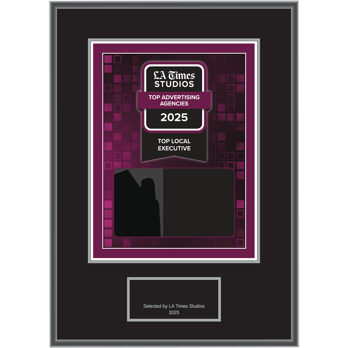 2025 Top Advertising Agencies: Top Local Executives – Plaque (With or Without Photo)