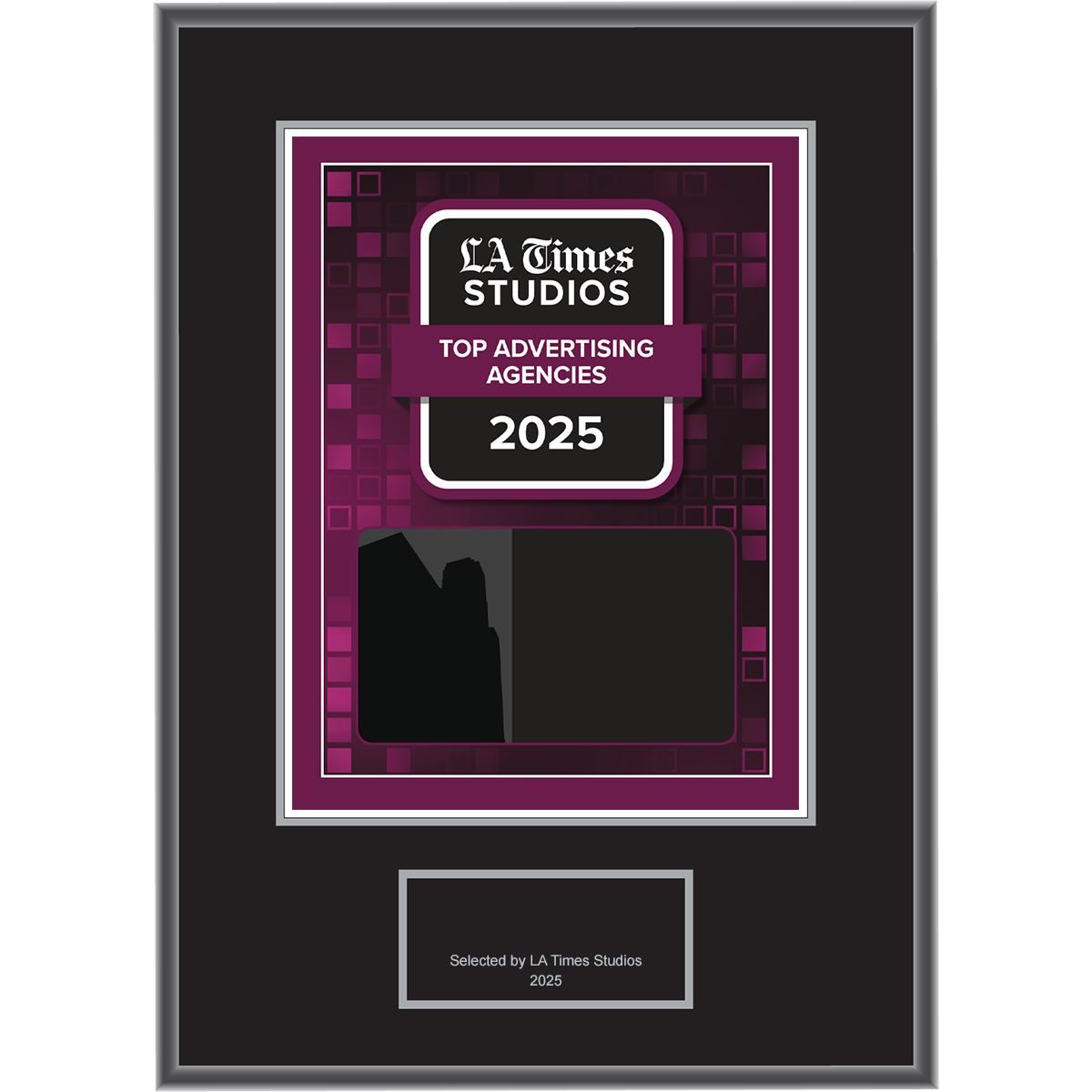 2025 Top Advertising Agencies – Plaque (With or Without Photo)