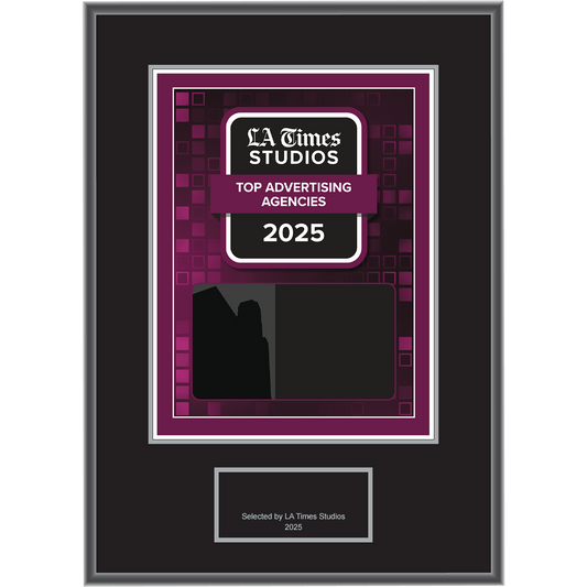 2025 Top Advertising Agencies – Plaque (With or Without Photo)