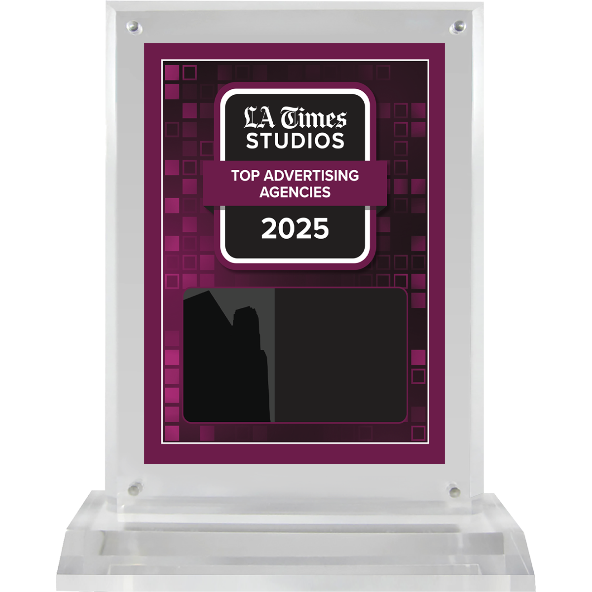 2025 Top Advertising Agencies – Plaque (With or Without Photo)