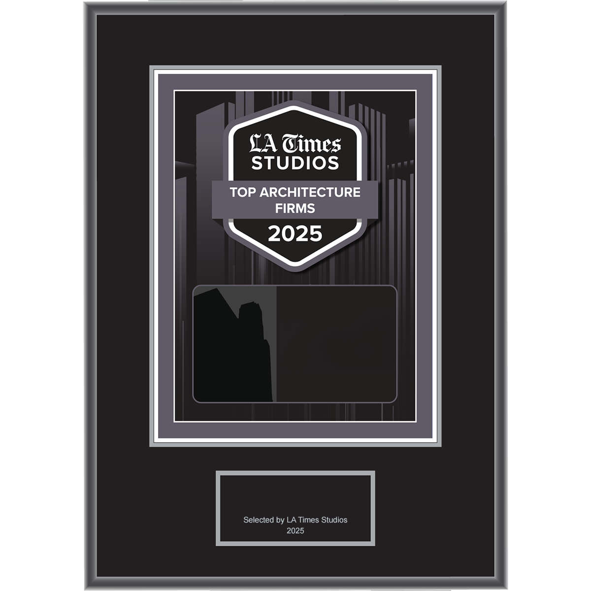 2025 Top Architecture Firms – Plaque (With or Without Photo)