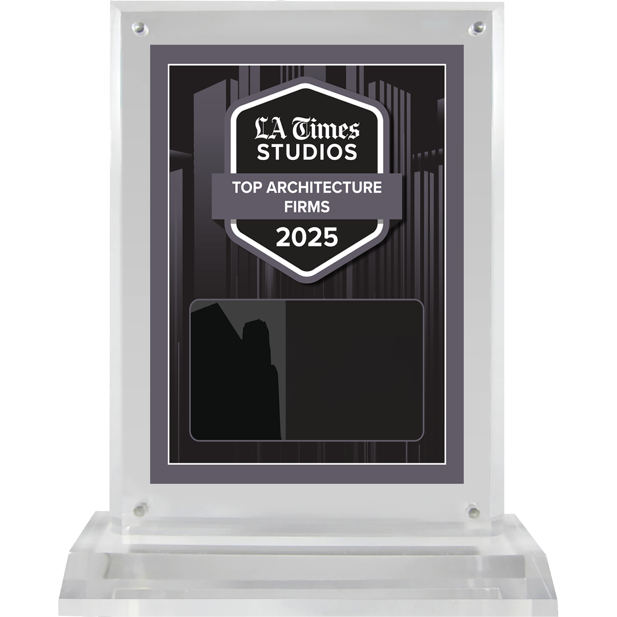 2025 Top Architecture Firms – Plaque (With or Without Photo)