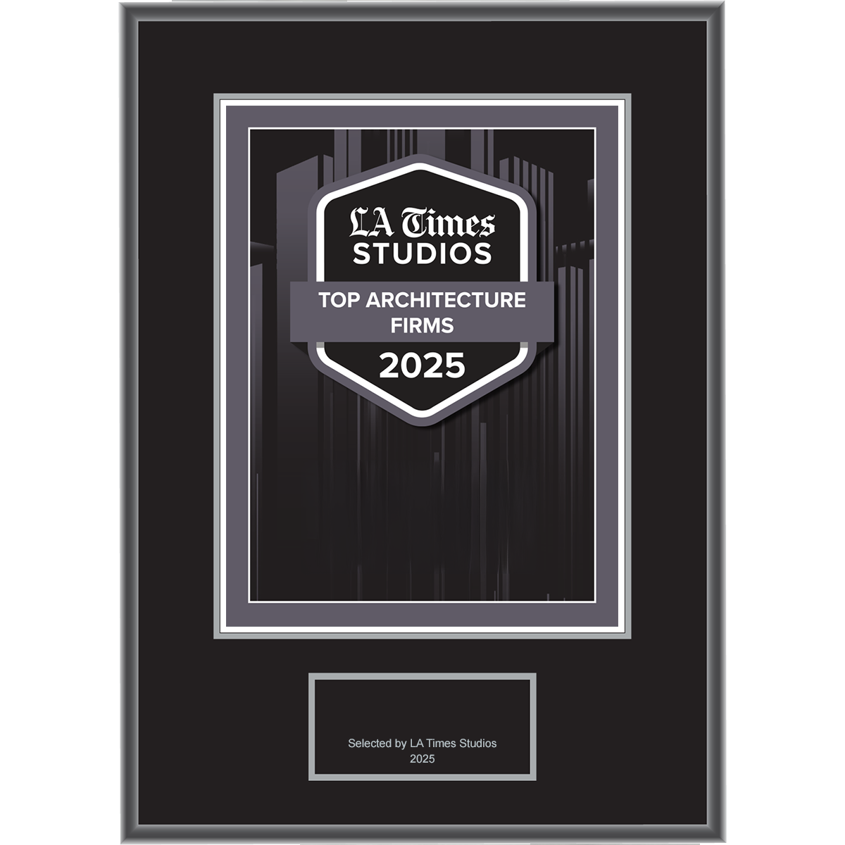 2025 Top Architecture Firms – Logo (Plaque included)