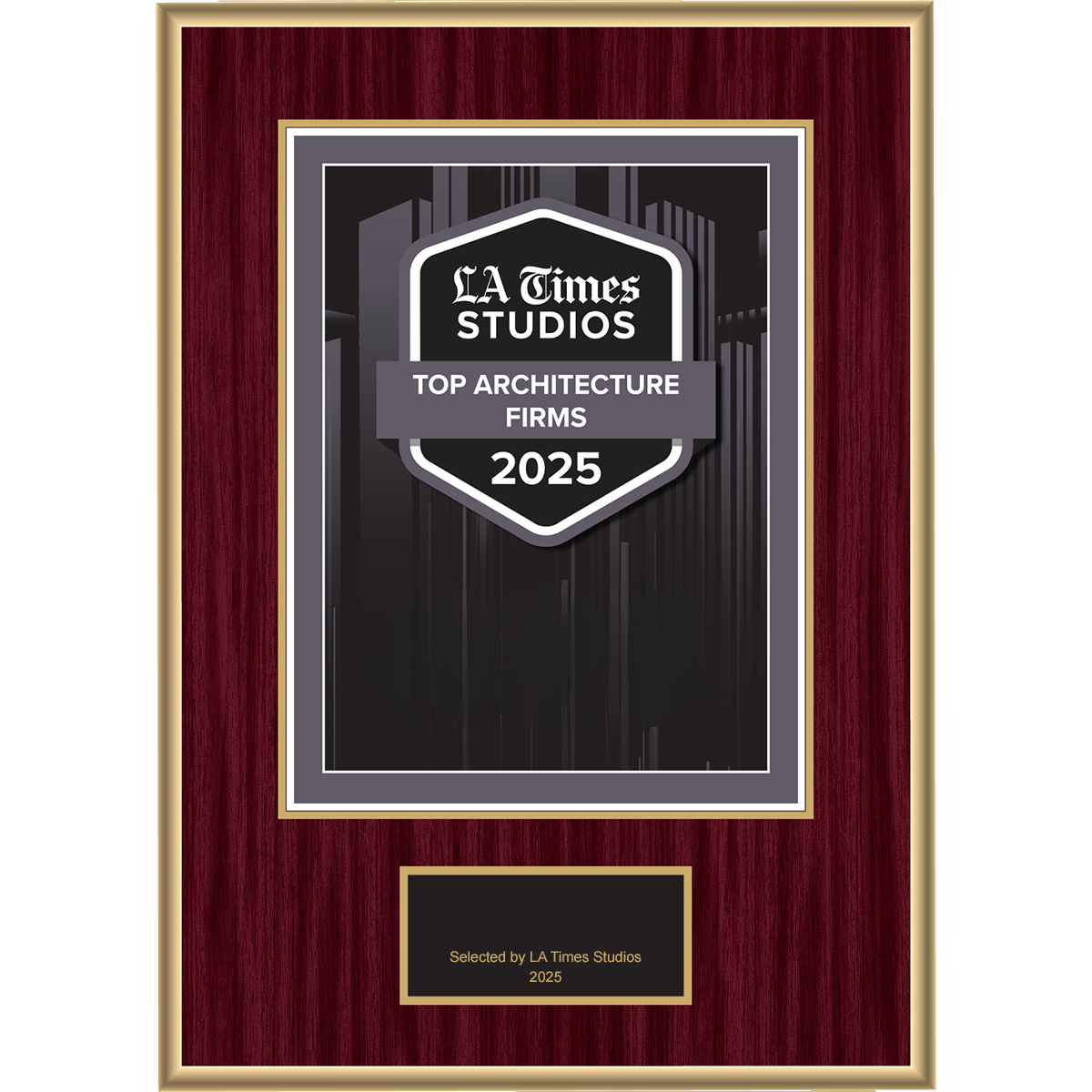 2025 Top Architecture Firms – Logo (Plaque included)