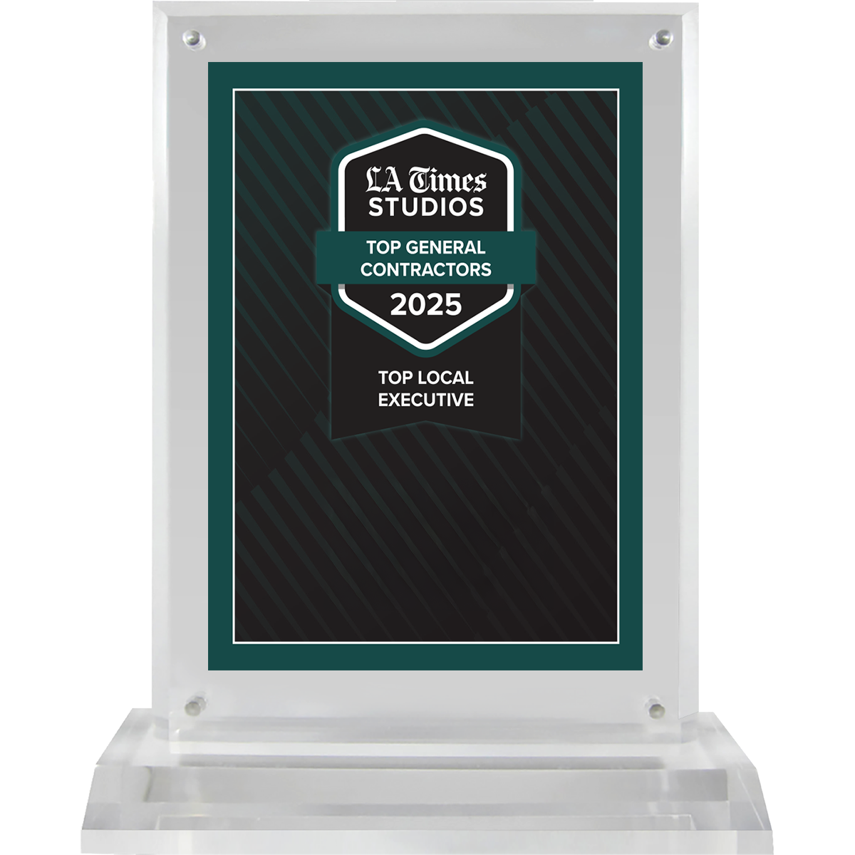 2025 Top General Contractors: Top Local Executive – Logo (Plaque included)