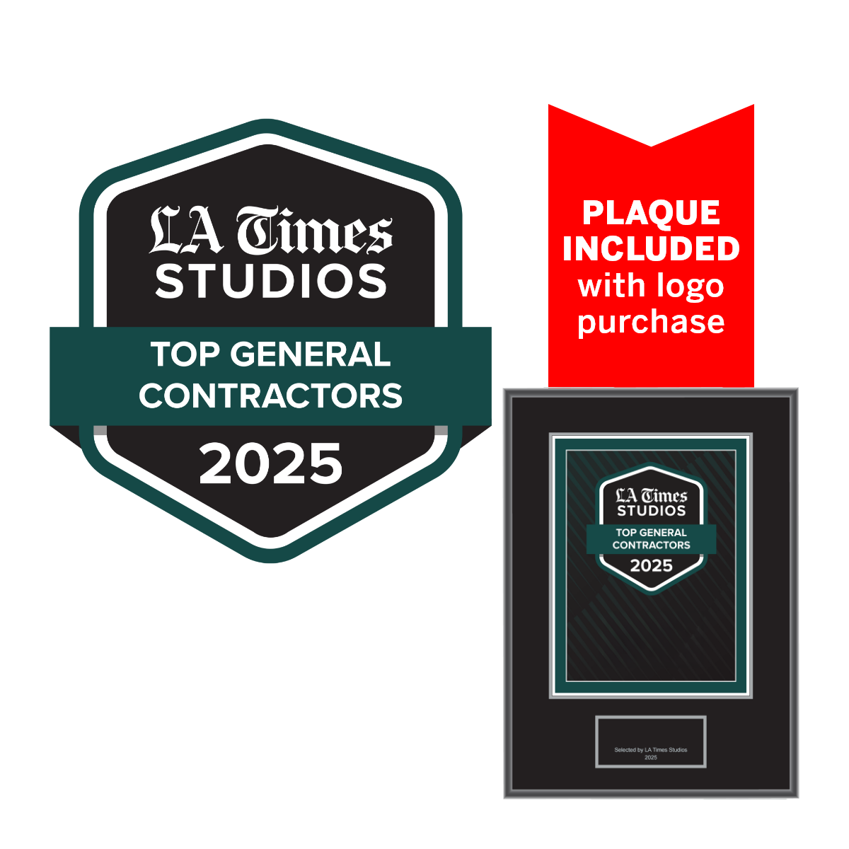 2025 Top General Contractors – Logo With Free Plaque