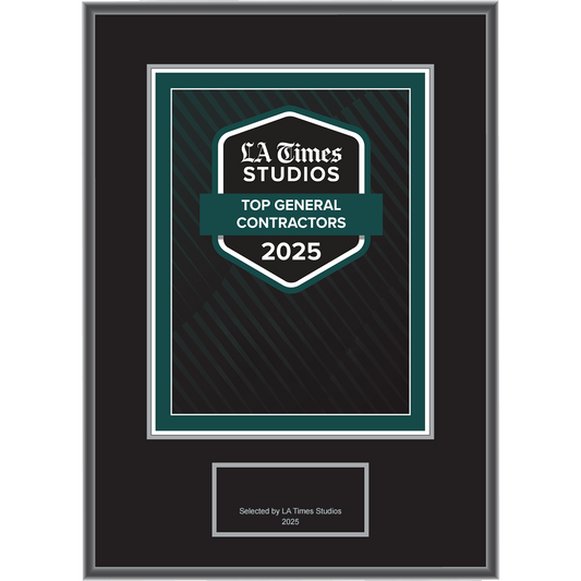 2025 Top General Contractors – Logo With Free Plaque