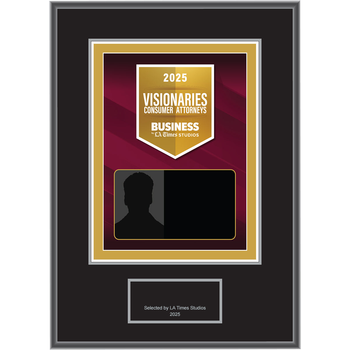 2025 Consumer Attorney Visionaries – Plaque (With or Without Photo)