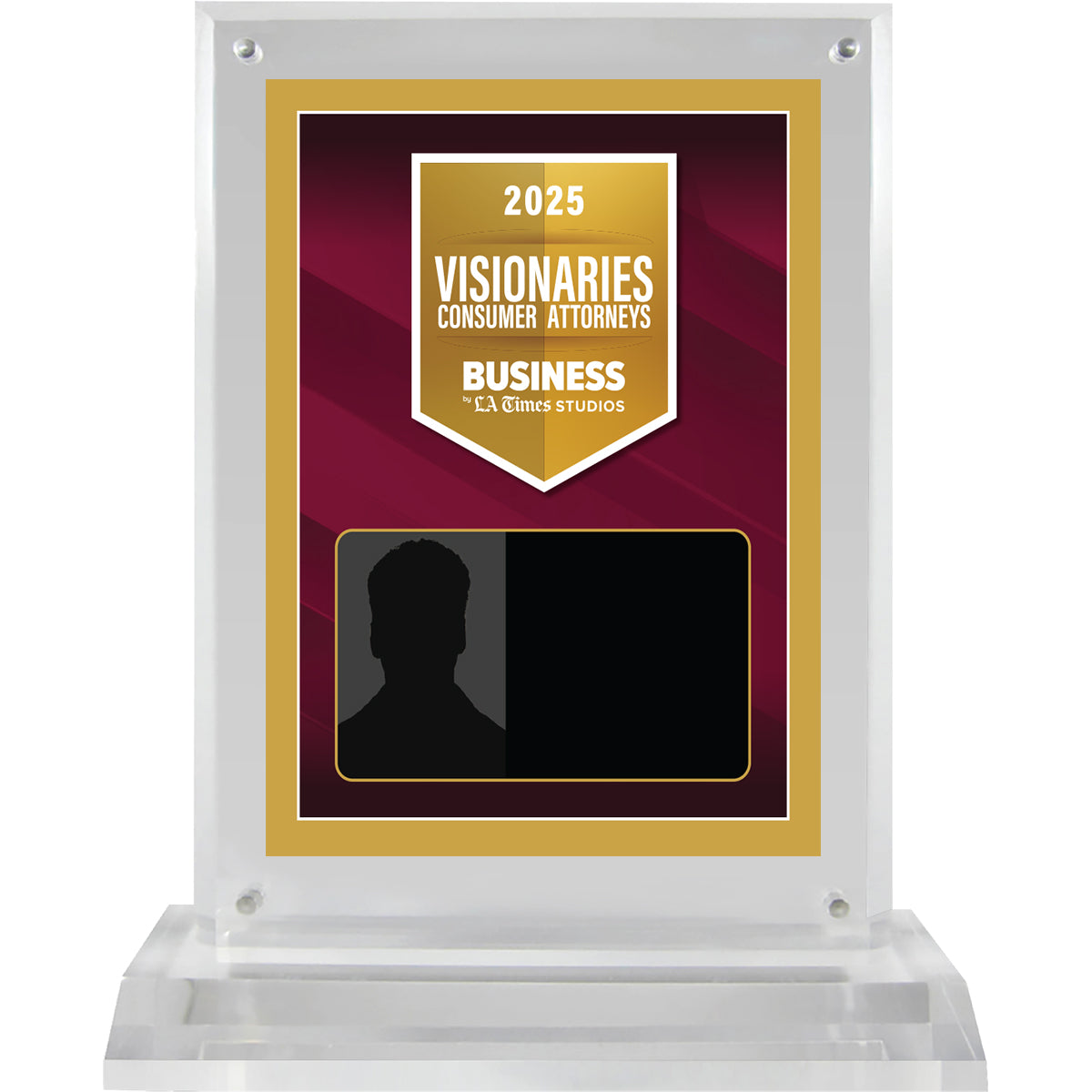 2025 Consumer Attorney Visionaries – Plaque (With or Without Photo)