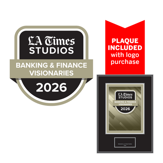 2026 Banking & Finance Visionaries – Logo (Plaque included)