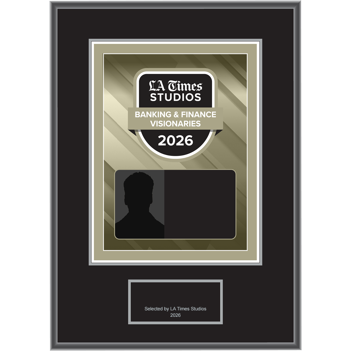 2026 Banking & Finance Visionaries – Plaque (With or Without Photo)