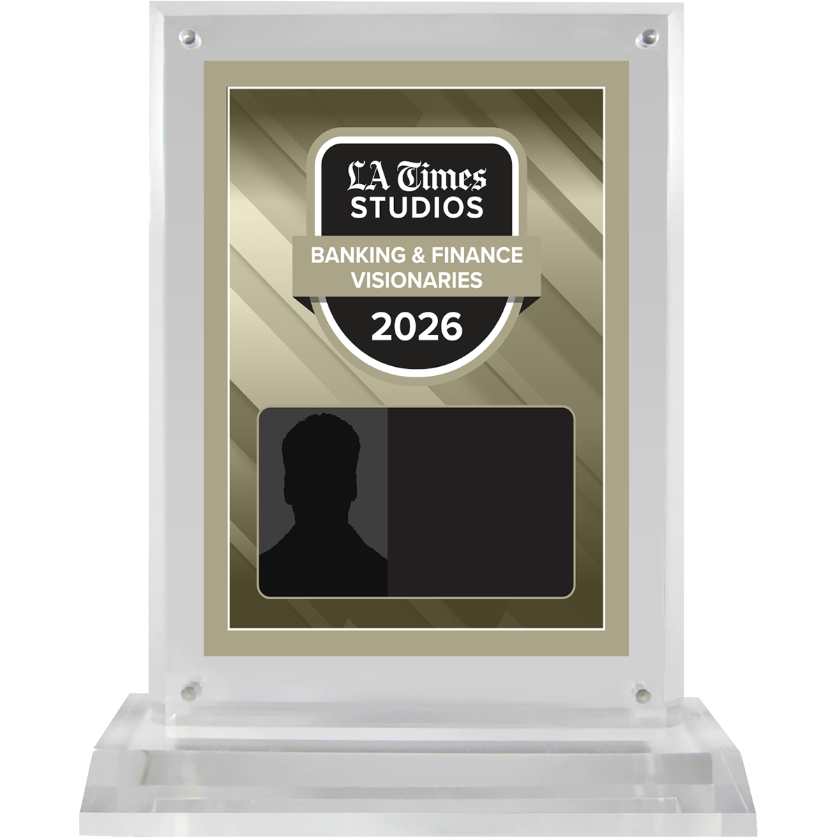 2026 Banking & Finance Visionaries – Plaque (With or Without Photo)
