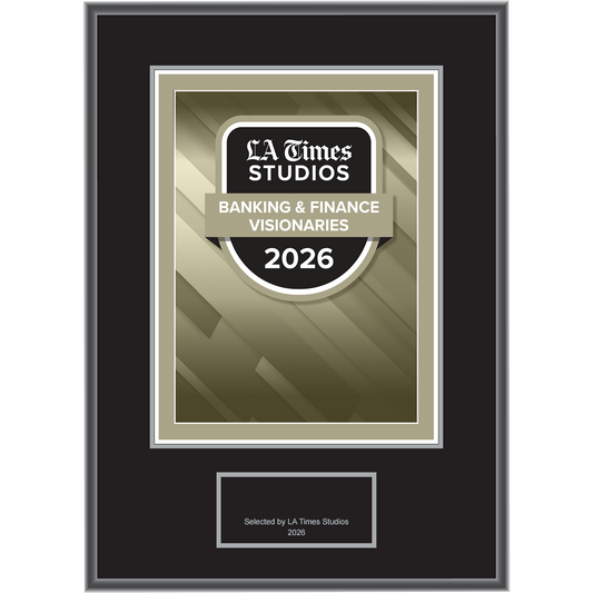 2026 Banking & Finance Visionaries – Logo (Plaque included)