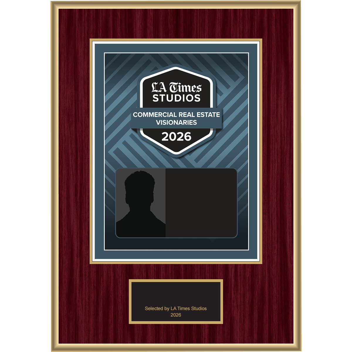 2026 Commercial Real Estate Visionaries – Plaque (With or Without Photo)