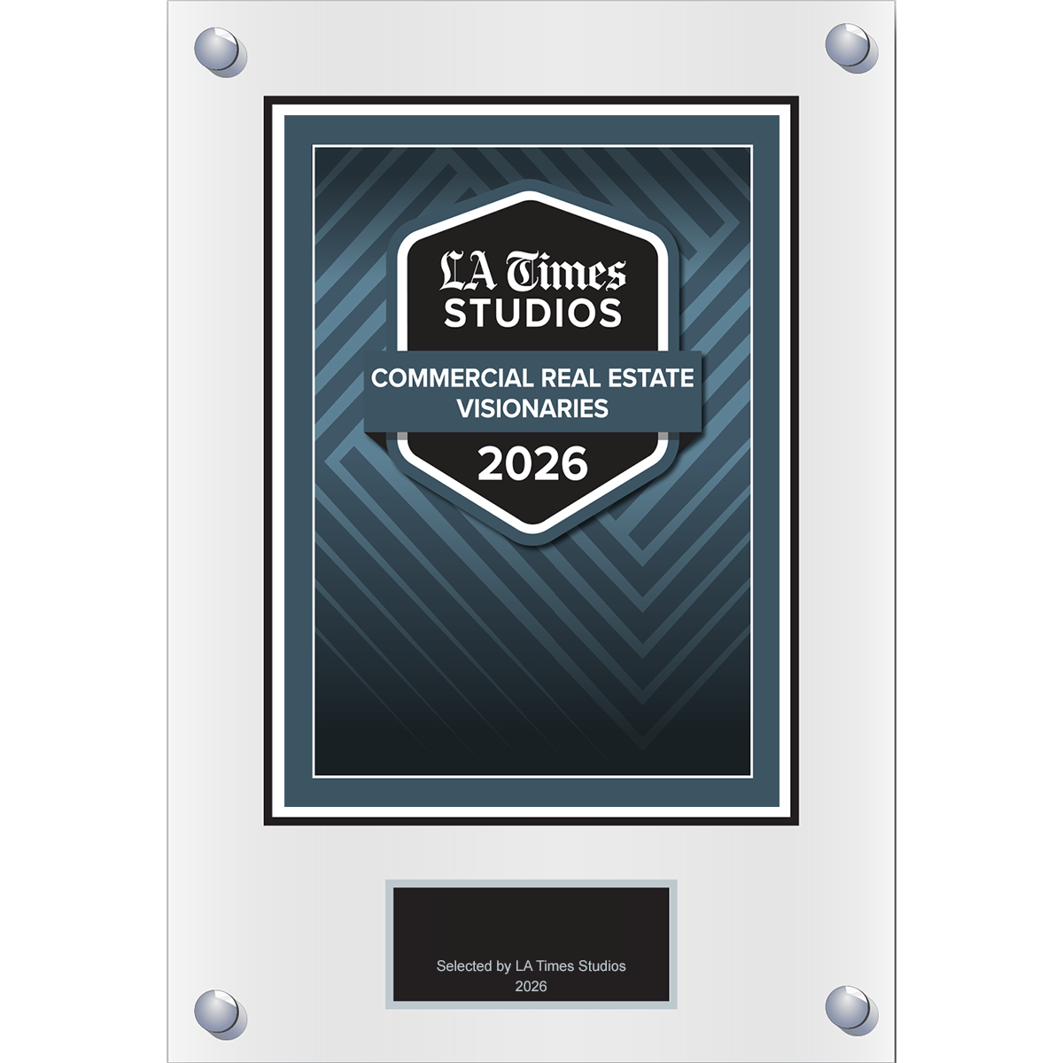 2026 Commercial Real Estate Visionaries – Logo (Plaque included)